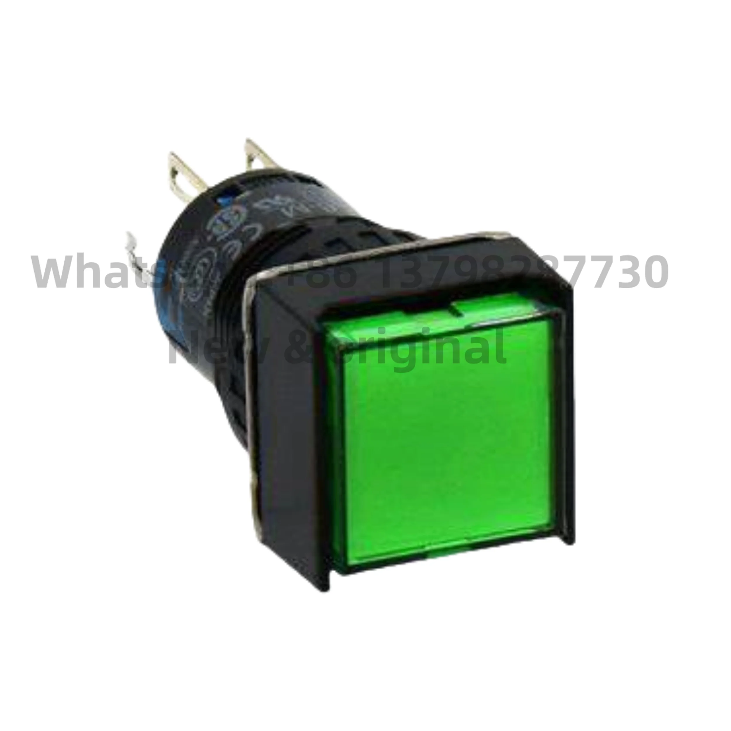 New original Self locking button switch 16 aperture AL6Q-A14 5-pin white red green yellow blue Amber color