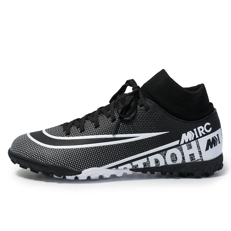 

Men Soccer Shoes Futsal Outdoor Indoor Football Boots FG/TF Cleats Non Slip Professional Training Turf Cleats Ultralight Sneaker