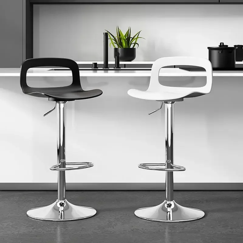 ee-Home Island Leisure Back Chair Swivel Bar High Stool Reception Desk Chair Bar Chair Modern Simple