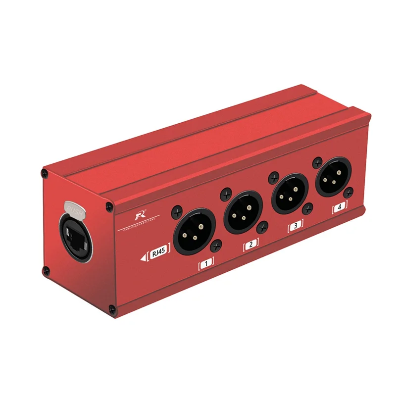 

B04C-1Pair Audio Adapter High-Quality Sound No Residual Noise For Live Stage Studio Recording Lighting
