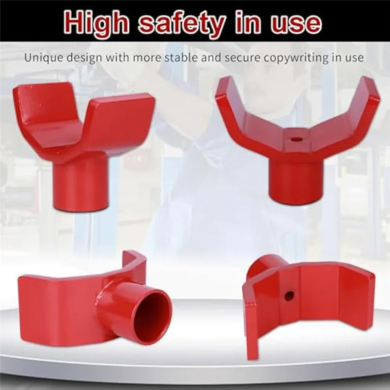 Bottle jack 2-in-1 adapter, lifting shaft saddle, jack base 1.65 inches (42mm), easy to use universal automotive repair parts