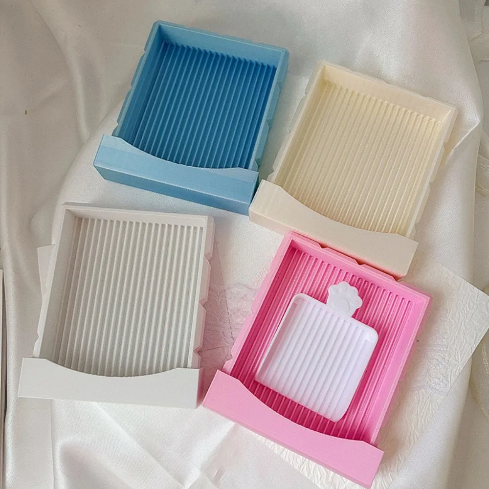 2.6mm Fuse Bead Tray 3D Printed Large Craft Bead Organizer 21 Grooves Ribbed Surface Fuse Beads Aligner Tray Hama Beads