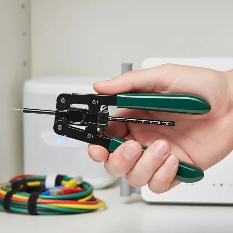 FTTH Fiber Optic Stripping Tool Multi Size Blade Optical Cable Stripper for Professional Field Use