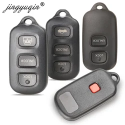 Jingyuqin Chiave A Distanza Shell Fob 3 Pulsante + Panico per Toyota Sequoia 4-Runner 4Runner 2003-2008 Sostituzione Della Custodia Keyless
