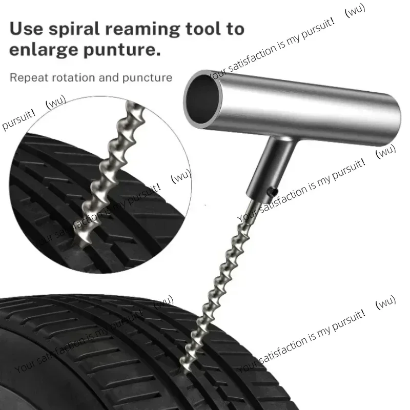 Emergency Heavy Duty Tubeless Tire Repair Rivet Kit, 33/57 Piece Automotive Tire Repair Kit, Puncture Repair Tool