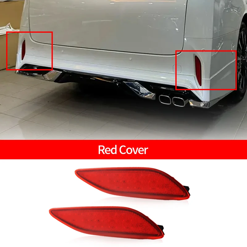 

2PCS LED Rear Bumper Brake Lamp ​For Toyota Alphard 40 Series 2023-2024 Rear Fog Turn Signal Light OEM Style Bumper Tail light