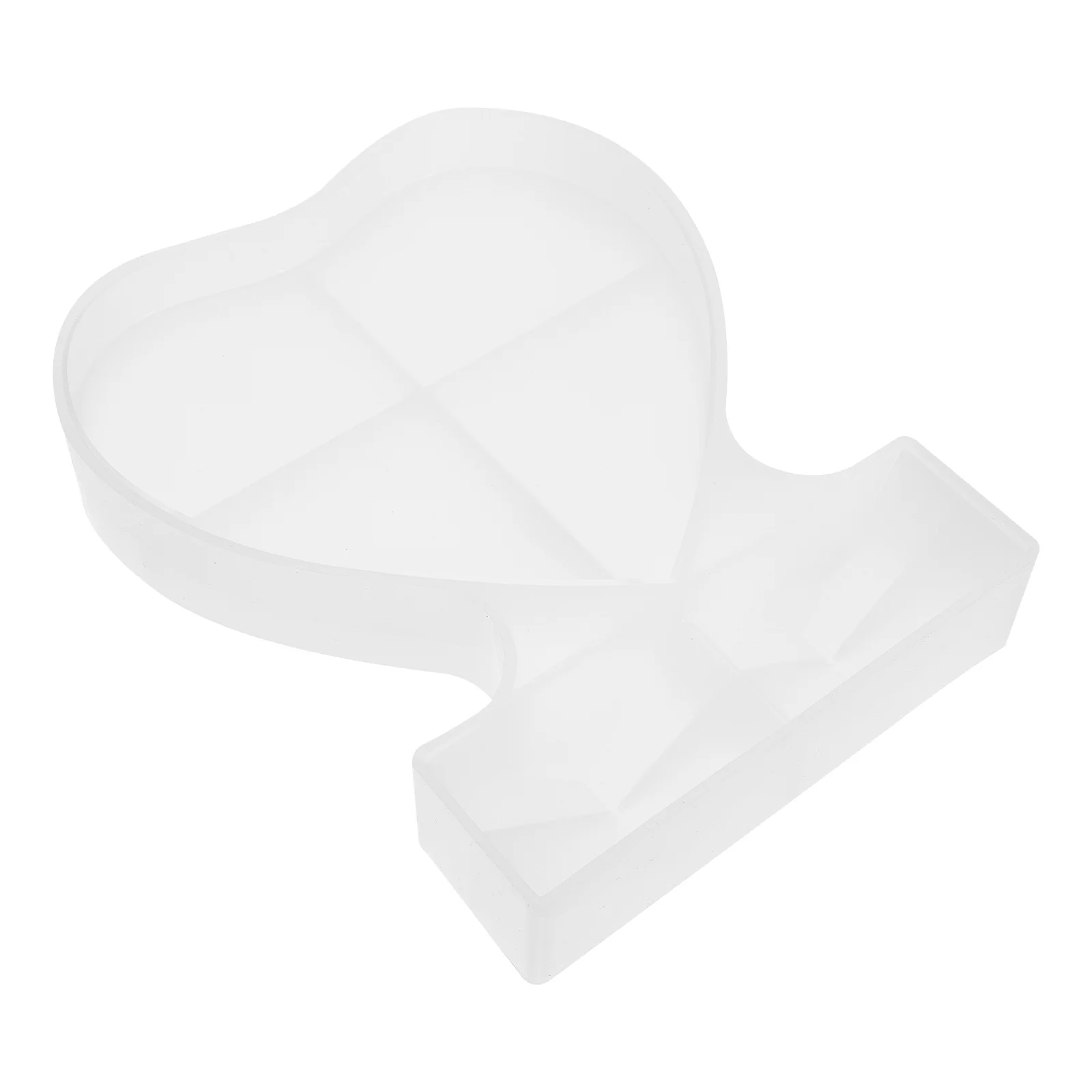 1Pcs Heart Shaped Photo Frame Silicone Mold for DIY Crafting Safe Material Durable Design Romantic Decoration Tool