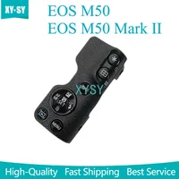 Nuevo Original para Canon EOS M50 / EOS M50 Mark II / M50 I II cubierta trasera conjunto de funda botón de menú teclado pulgar goma negro