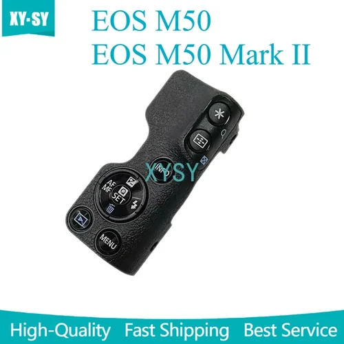 Nuevo Original para Canon EOS M50 / EOS M50 Mark II / M50 I II cubierta trasera conjunto de funda botón de menú teclado pulgar goma negro