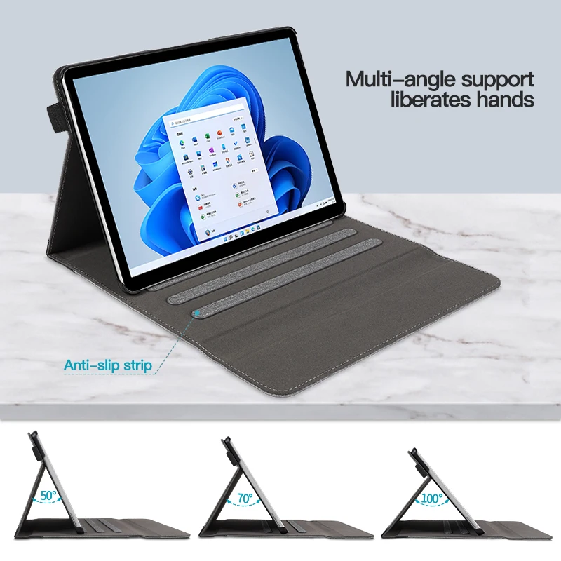 Caso para microsoft surface pro 9 8 7 6 5 4 para superfície ir 1 2 3 tablet capa protetora escudo funda capa suporte com caneta titular