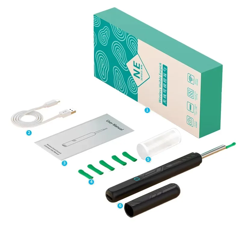 Wireless Visual Earpick Ear Cleaner with Camera WIFI Electric Ear Wax Remover