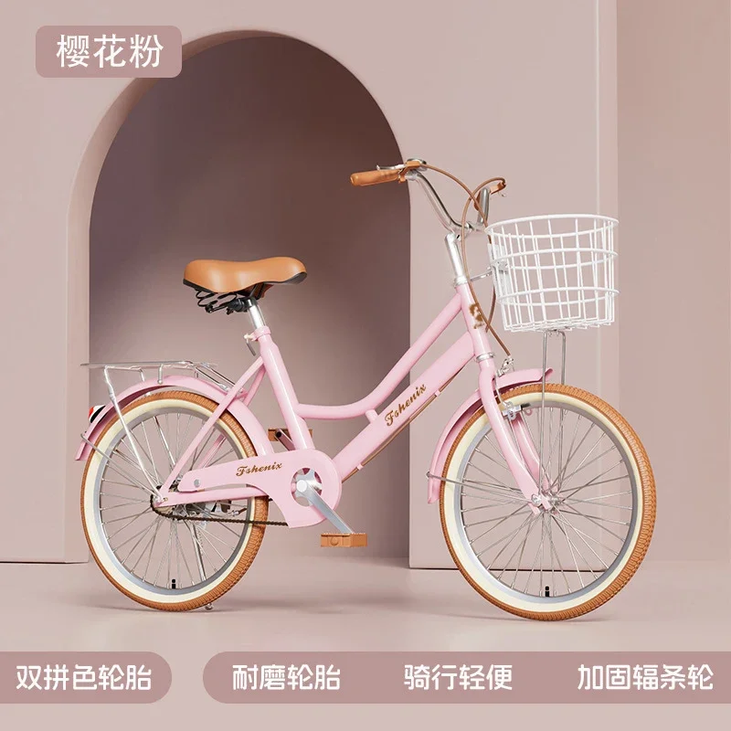 Princess Design Kids Bicycle Premium 18-20-22-24 Inch Unisex Children's Bike Suitable for Boys Girls Students Adults Medium Lar