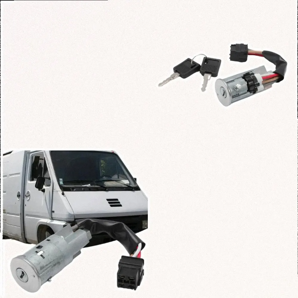 Ignition Switch Lock Core Assembly 7700739966 For For Renault 1980-1997 Direct Replacement Plastic Metal Front Interior Car Swit