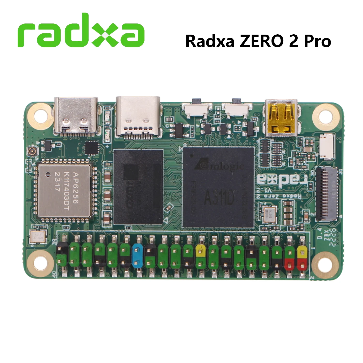 Imagem -02 - Radxa Zero Pro Placa de Desenvolvimento Cpu Amlogic A311d Sbc 4gb de Ram Onboard Emmc Six-core