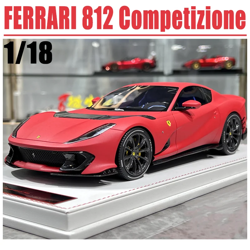 

TE 1/18 FERRARI 812 Competizione Resin Alloy Toy Motor Vehicle Diecast Metal Model Gifts