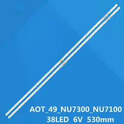LED-Hintergrund beleuchtung Streifen 38 leds für Samsung 49 
