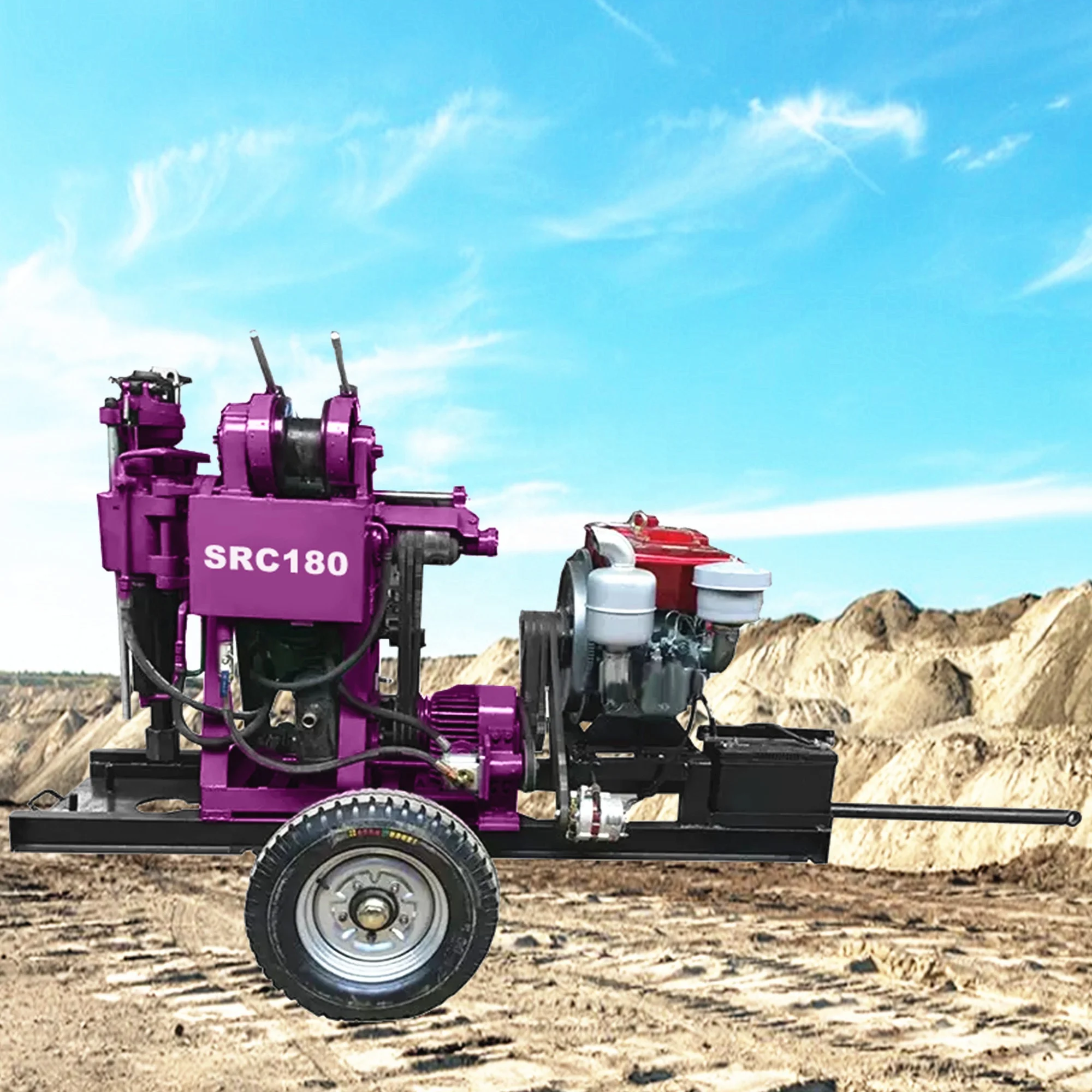 Small Core Drilling Rig Hydraulic Core Drilling Machine Exploration Borehole Drilling Rig