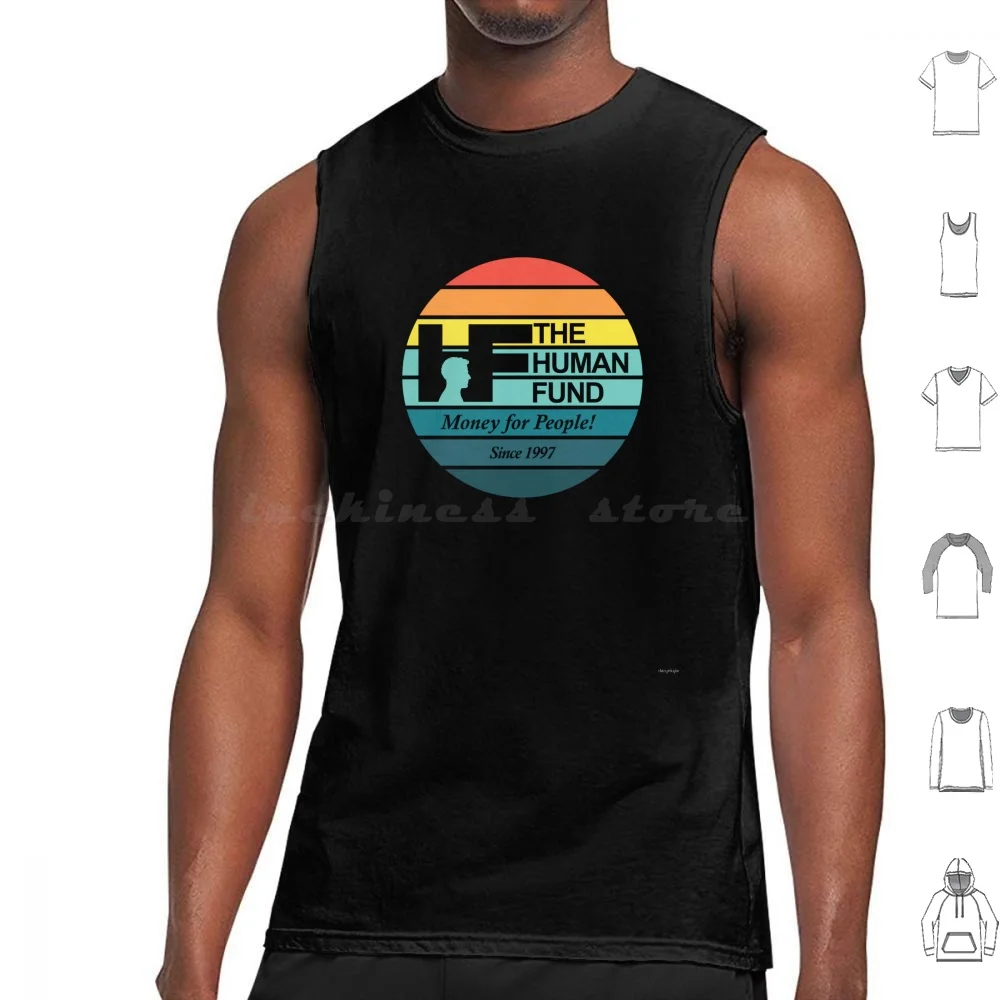 The Human Fund Retro Tank Tops Vest Sleeveless Seinfeld The Human Fund Funny George