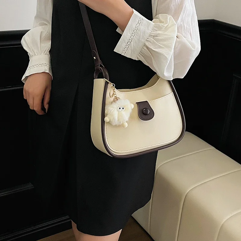 

Women High End Luxury Leather Tote Bag Elegant Shoulder Handbag Daily Crossbody Classic Style