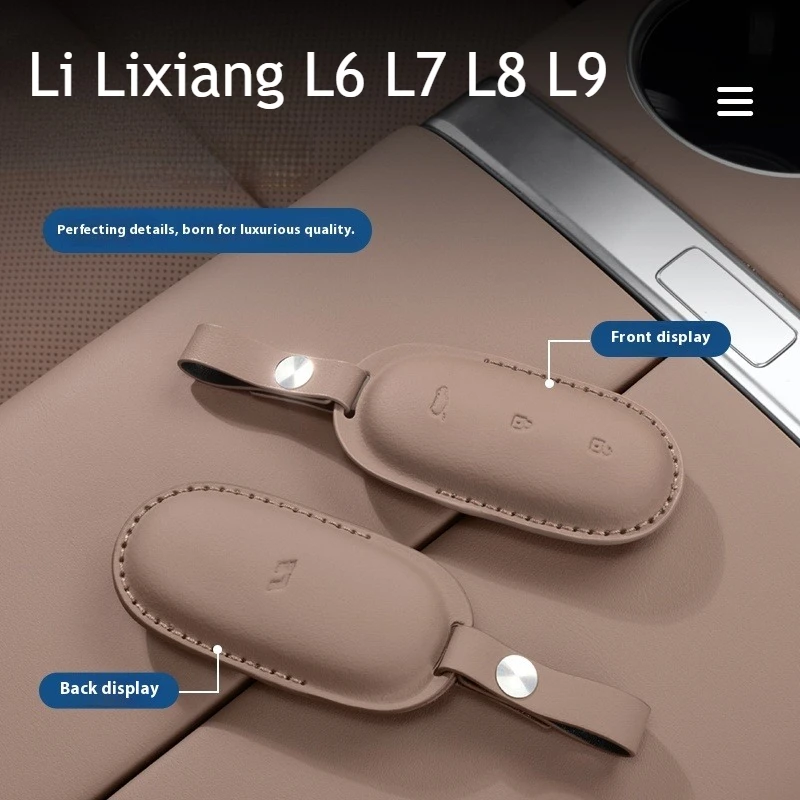 

Fit For Li L6 L7 L8 L9 LIXIANG Special Car Key Case High-Grade Leather Protection Cover Mall Same Style Full Cover Key