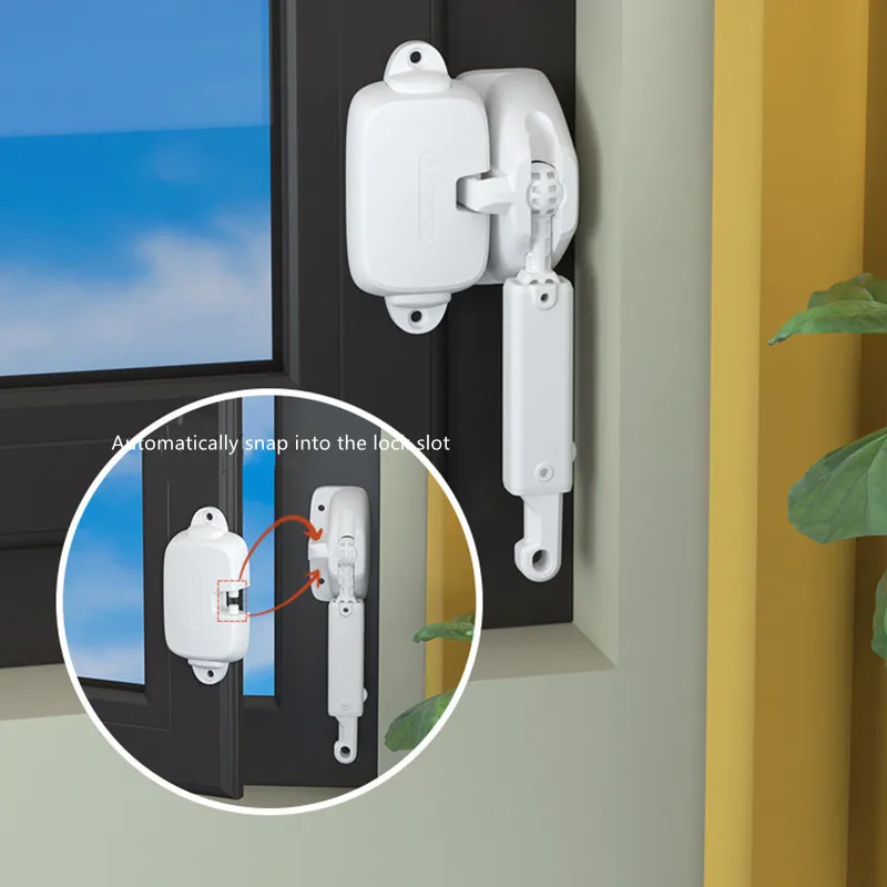 Window safety lock Child window limiter Baby and pet anti opening window lock anti falling artifact