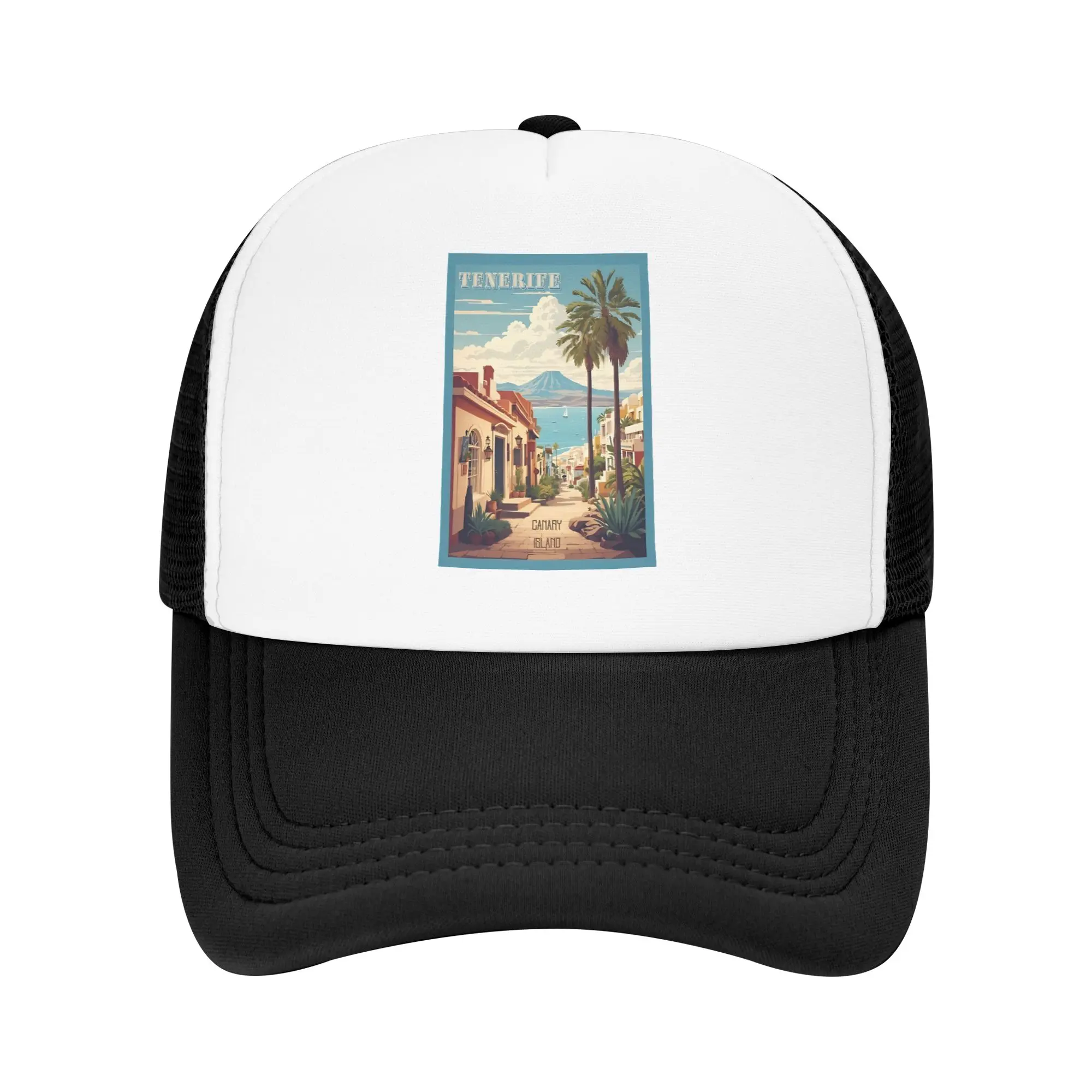 Tenerife Paradise Dreams Vintage Travel Casual Baseball Cap Summer  Trucker Hat Tennis Skate Snapback Cap Couple Baseball Caps