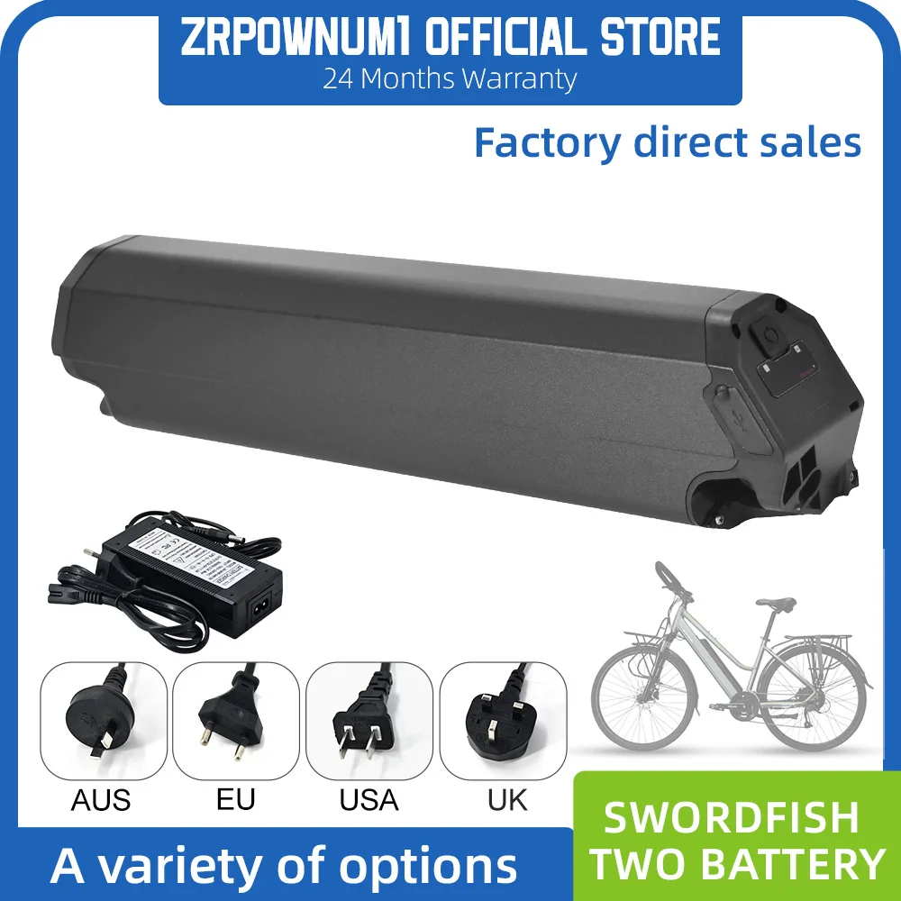 

ebike Battery 36V 48V 52V 15Ah 20Ah 25Ah Samsung cell SYR Hidden Fat Tire batteries for Zebra Cobra Pro Step Thru Bigdog