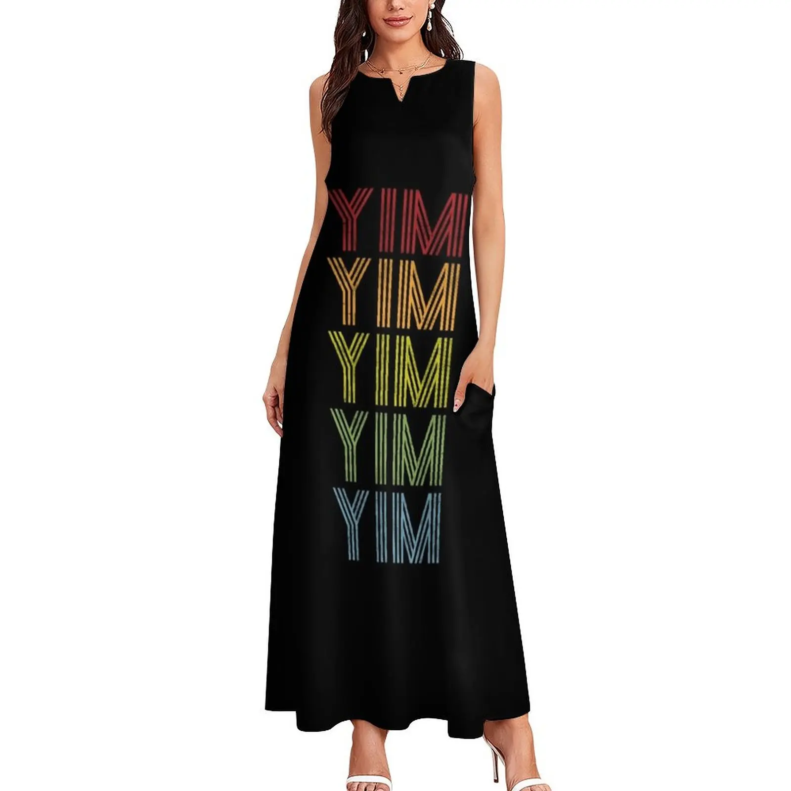 Yim Name T Shirt - Yim Vintage Retro Yim Name Gift Item Tee Long Dress elegant women's dresses sale Dress