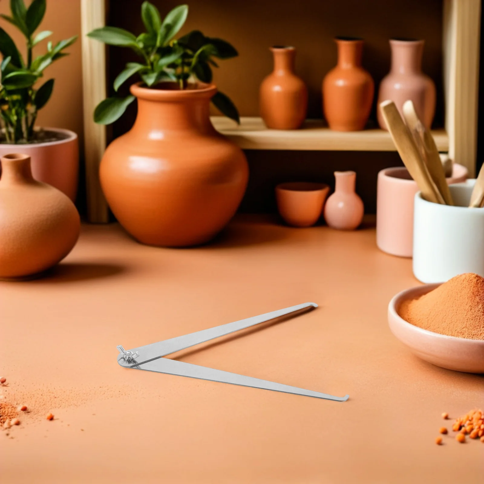 

Ceramic Measuring Tool Stainless Calipers For Clay Craft Caliper For Diameter Measurement -