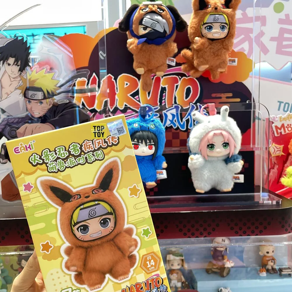 جديد EAKI Naruto صندوق أعمى شيبودن سلسلة حفلة محشوة أفخم اليدوية زخرفة لعبة جمع هدية