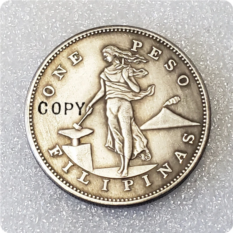 1906 Philippines 1 Peso (U.S. Administration) Copy Coin