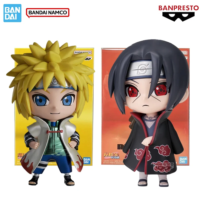 

Bandai Genuine Naruto Banpresto Namikaze Minato Uchiha Itachi Anime Figures Toys Model Collect Toys Boxed Naruto Gifts in Stock