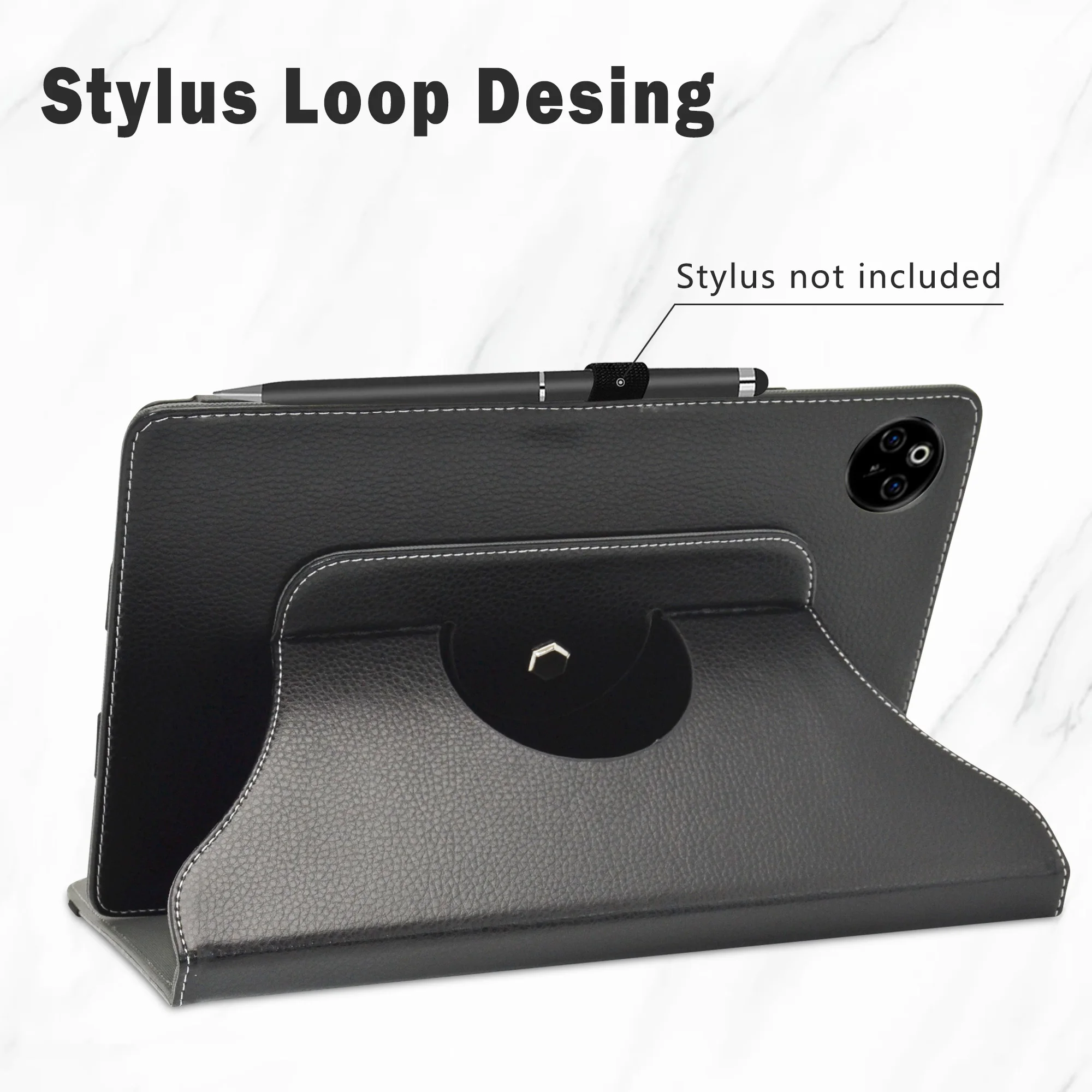 Imagem -06 - Max Tablet Android Case Rotativo 360 Graus Feito de Couro pu 12 Polegadas Doogee-t30