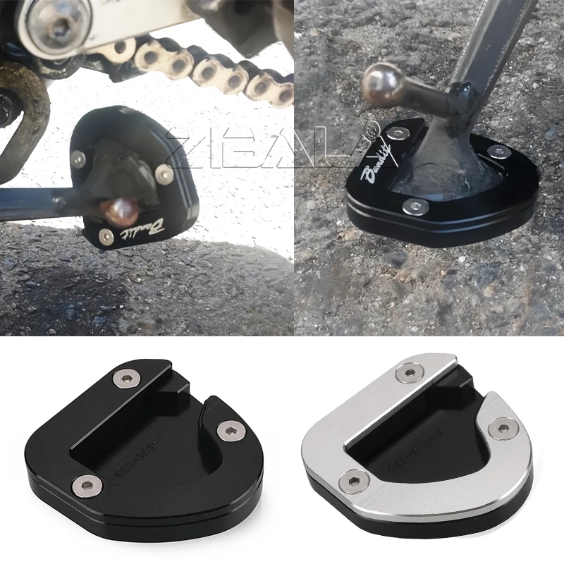 

For Suzuki GSF1250 GSF650 Bandit 650S GSF 650 1250S 2007-2016 Motorcycle Side Stand Enlarge Kickstand Enlarger Support Extension