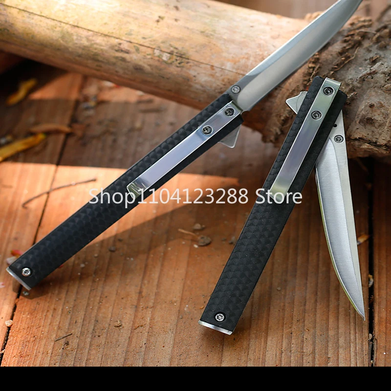 High Hardness Mini Magic Pen Knife Outdoor Knife Folding Knife Portable Folding Knife Self Defense Outdoor Military Knife