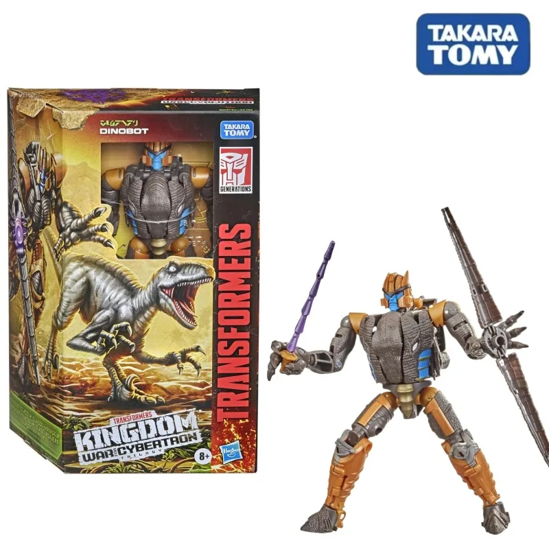 

【В наличии】Трансформированные игрушки серии G Kingdom WFC-K18 динозавр воин движущийся робот модель подарок для мальчика оригинальная коробка