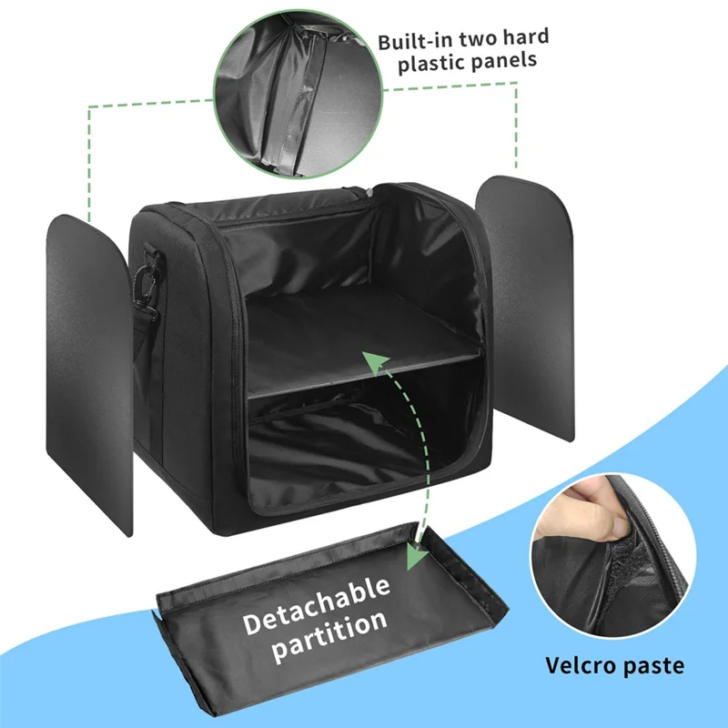 

Hat Bag For Baseball Caps, Hat Organizer Bag For Traveling & Moving, Storing Snapback Cap, Hat Carrier Holder Case