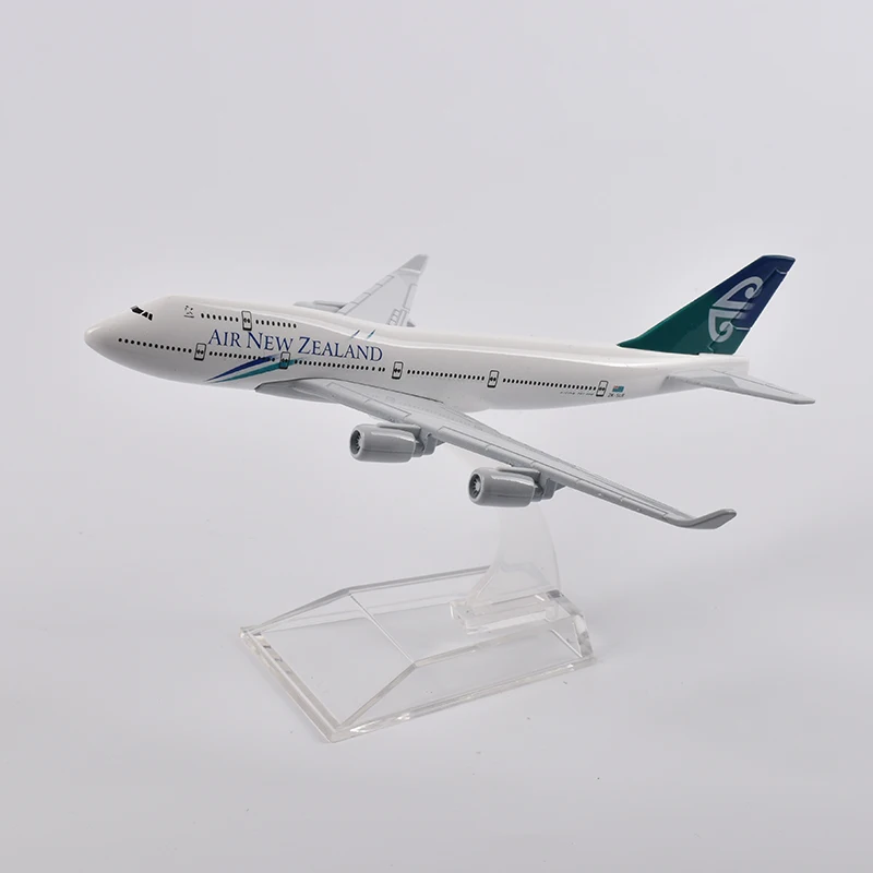 JASON TUTU Air New Zealand B747 Airplane Model Aircraft Diecast Metal 1/400 Scale Planes