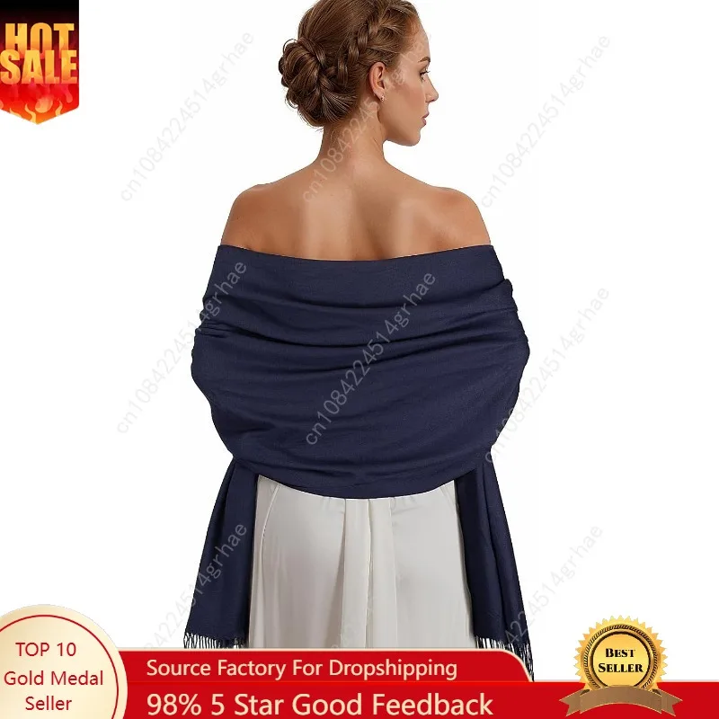 

Pashmina Shawl Wraps for Women Large Winter Scarf Soft Shawls and Wraps for Evening Dresses Shawl for Wedding