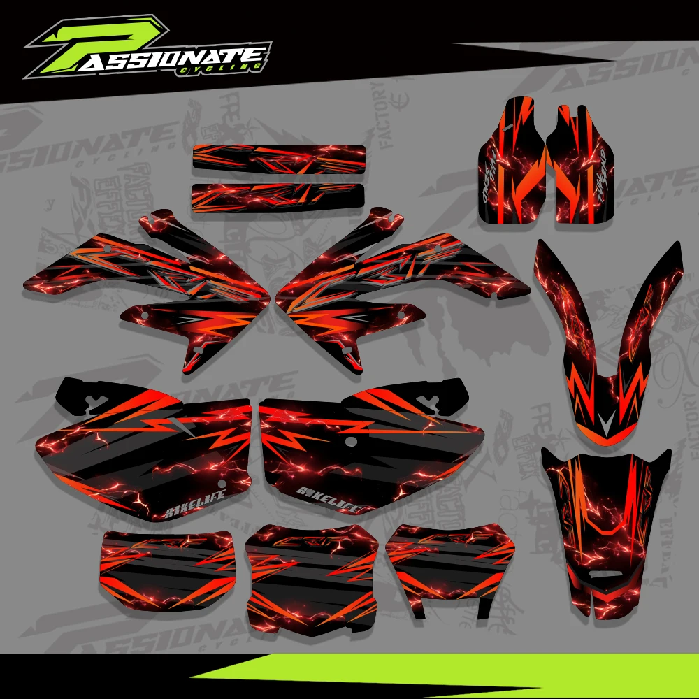 

For Honda CRF250X 2004 2005 2006 2007 2008 2009 2010 2011 2012 CRF 250 X CRF 250X Motorcycle Graphics Decal Sticker Custom Kit