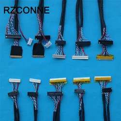 Cable Universal LVDS de 40 Pines, 30 Pines, 20 pines para controlador de Panel de pantalla LCD LED, compatible con pantalla de 14 a 55 pulgadas, 10 unids/set