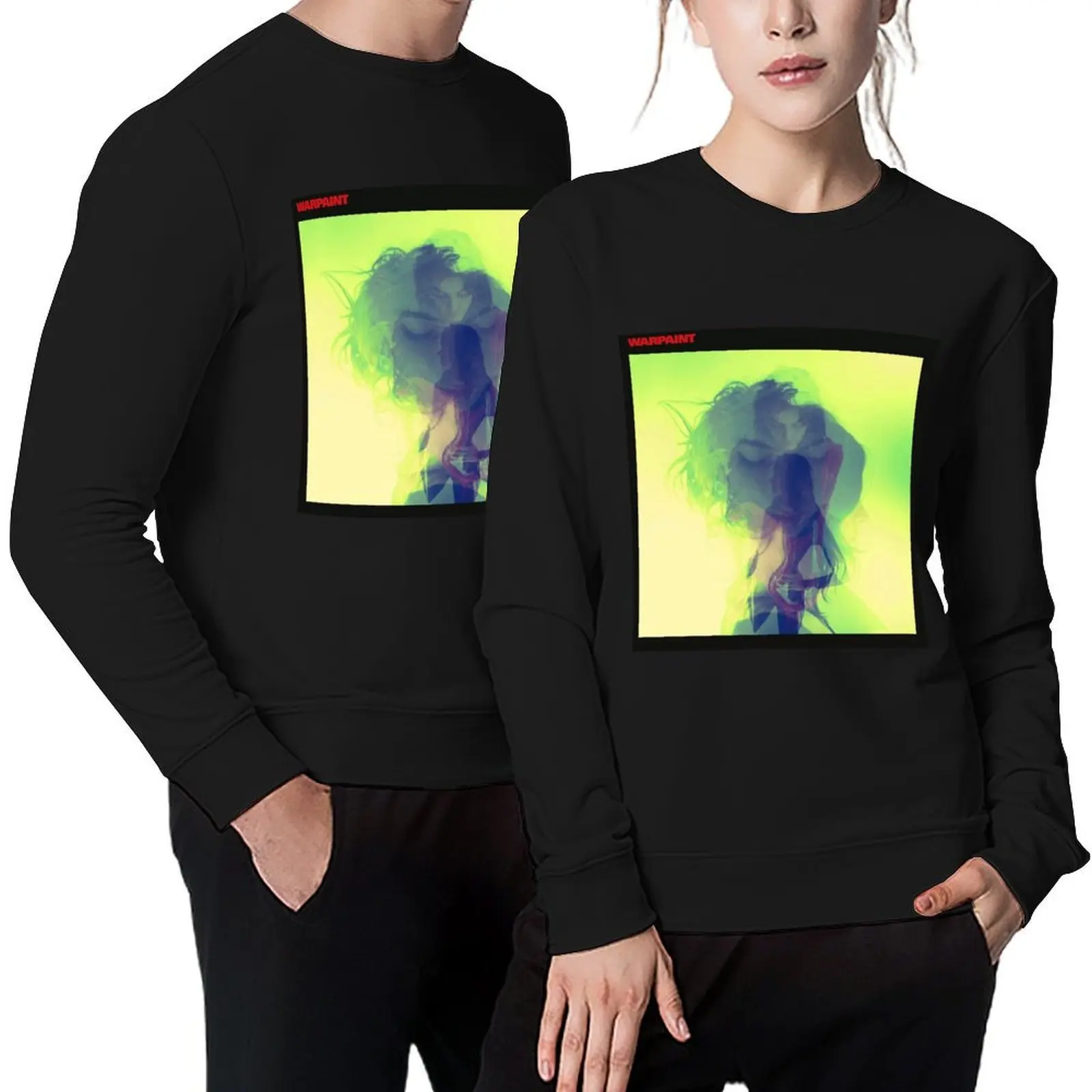 

Warpaint album cover Pullover korean clothes autumn men's sweat-shirt mens clothing sweatshirts men
