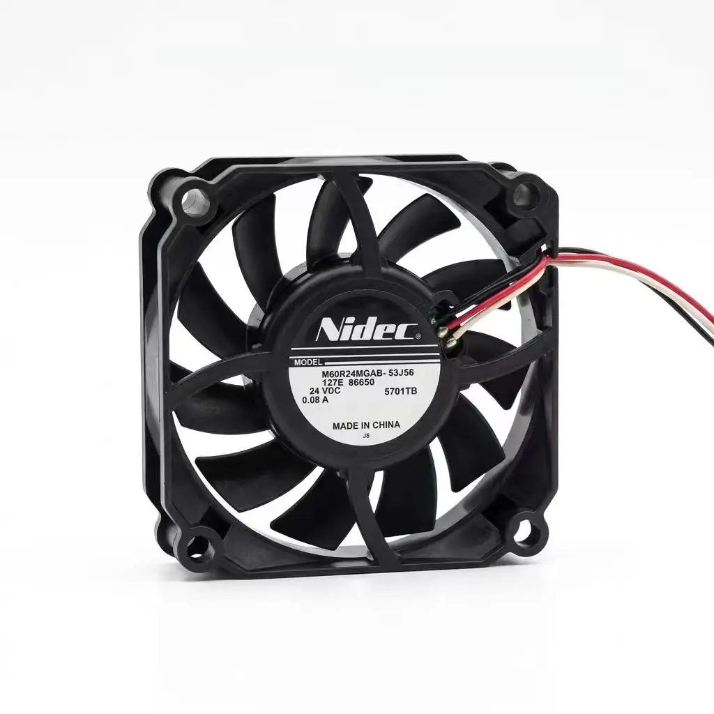 

Вентилятор для блока питания принтера NIDEC 1519 1819, M60R24MGAB-53J61, 24В 0.08А, 3-контактный, 60*60*15 мм, НОВЫЙ, рабочий