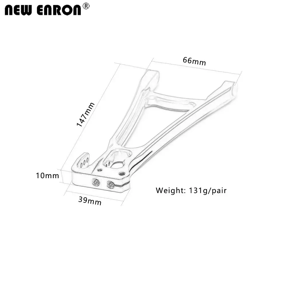 Bras de suspension inférieur arrière en alliage pour RC 8633 TRAXXAS E-Revo, bras de suspension droit, mise à niveau Prats, 8634, 1/10, VXL, 2.0-4, nouveau dépôt