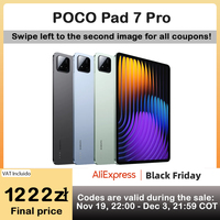 Xiaomi Pad 7 Pro Tablet Snapdragon 8s Gen 3 11.2'' 3.2K 144Hz Display 50MP 32MP Camera 8850mAh Battery 65W HyperCharge Wi-Fi 7