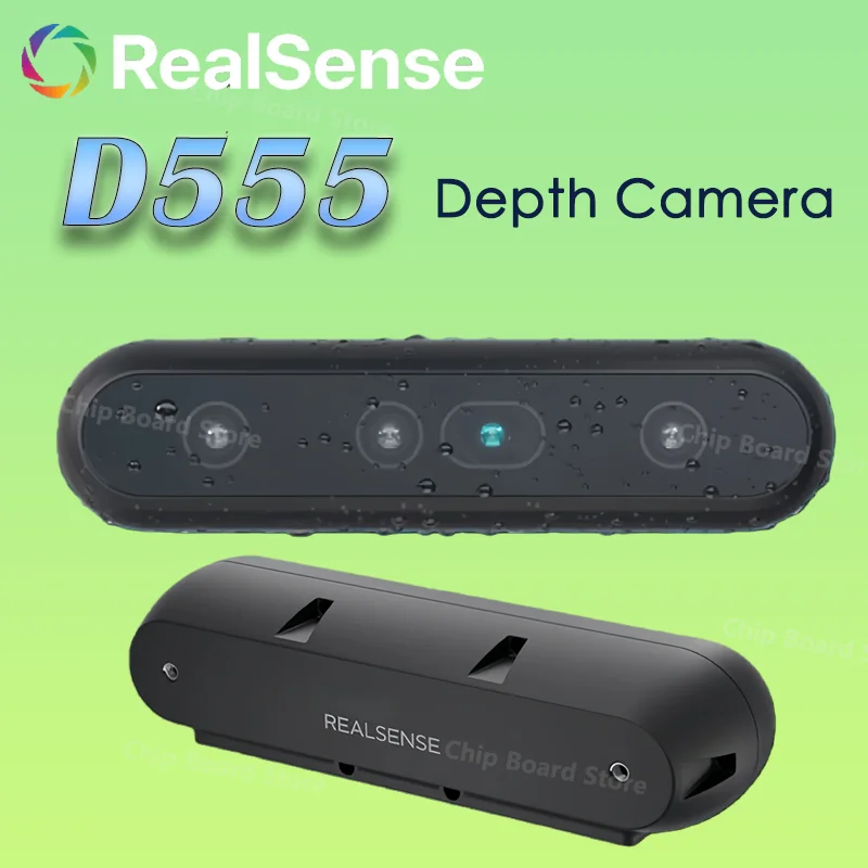 

Камера D555 RealSense Глубина зрения SoC V5 Модуль глубины RealSense SDK 2,0 DDS 3D Компьютерное видение с питанием через Ethernet