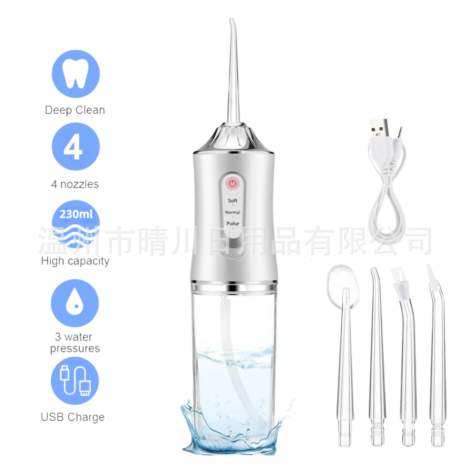 Pulso irrigador oral irrigador oral irrigador oral irrigador de água flosser para dentes para dentes contador especial