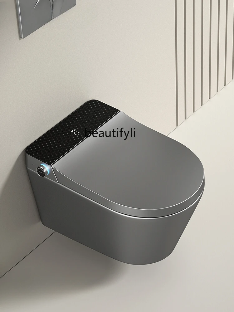 Wall-Mounted Fully Intelligent Toilet Fully Automatic Flip Household Wall Drainage Embedded Hidden Water Tank Toilet