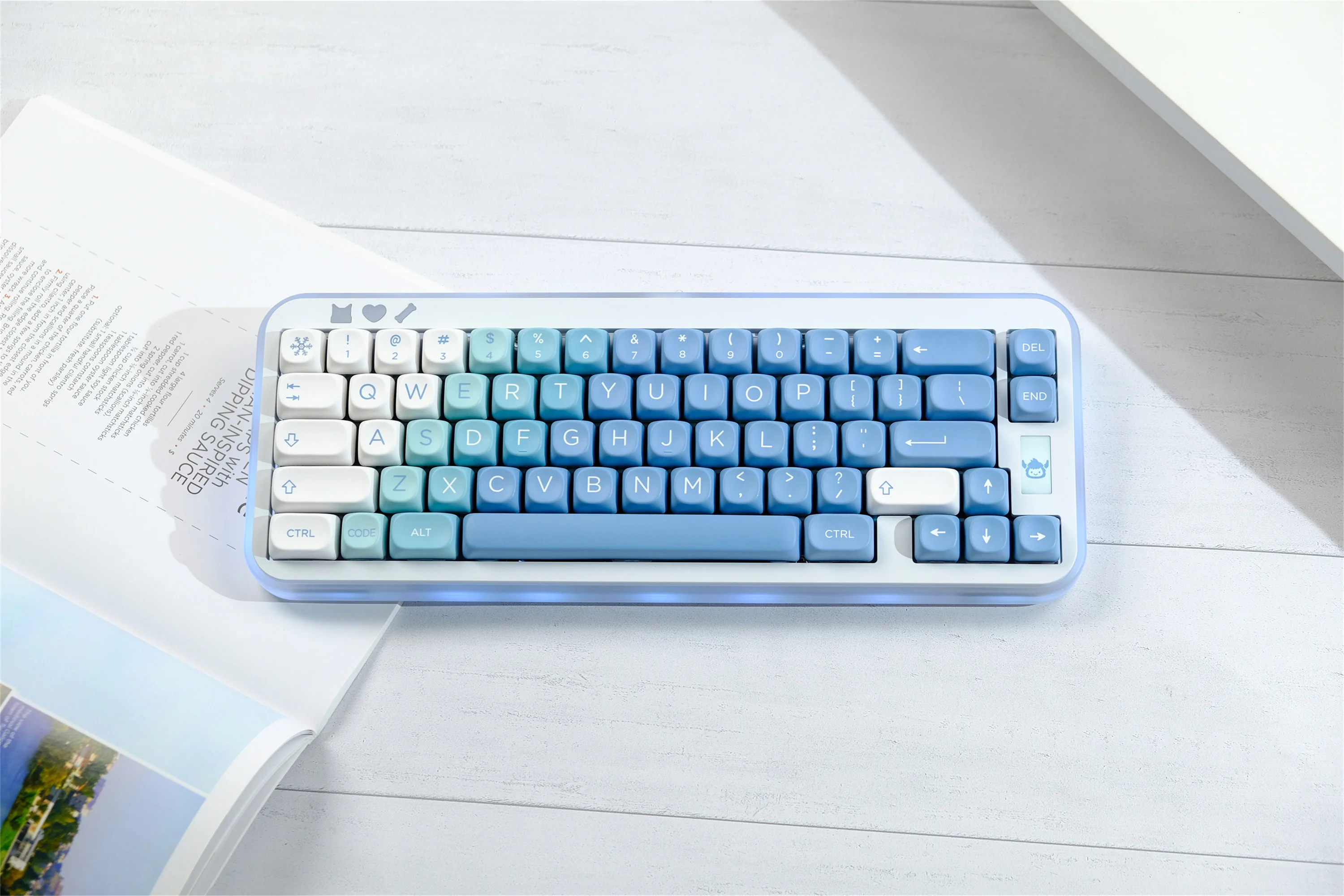 GMK Yeti Keycap 126 Keys PBT Material Keycaps MOA XOA Profile DYE-SUB Customized cute Keycaps For MX Switch Mechanical Keyboard