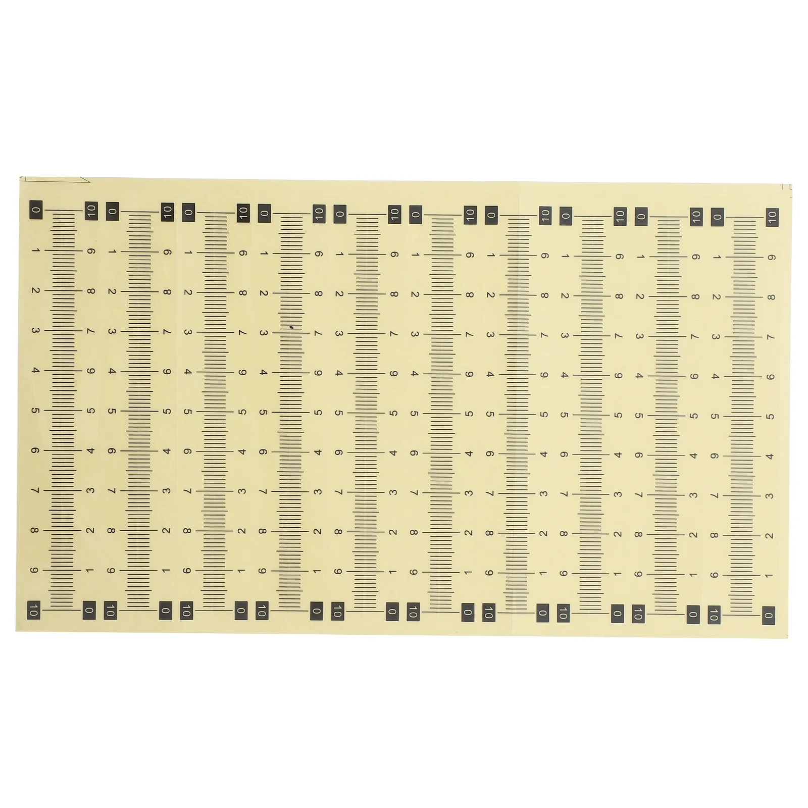 

20 Sheet Scale Sticker Adhesive Fish Ruler for Boat Bow Sight Tape Measure Almighty Fingerprint Site